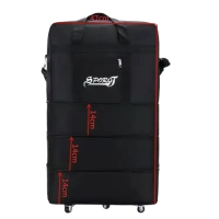 Large Waterproof Travel Duffel Bag with Wheels – Expandable Luggage Bag with Handle for Men & Women